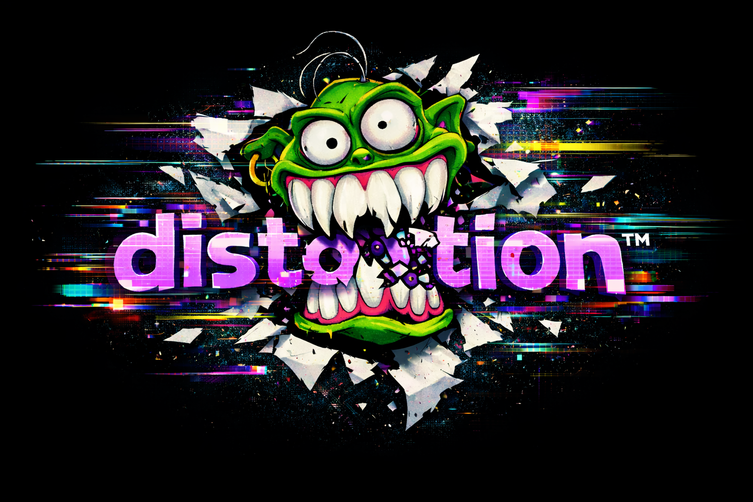 distortion logo